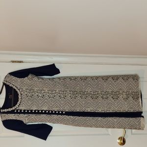 Halloween Kimono NWT blue with white pearls Real fit Size Medium